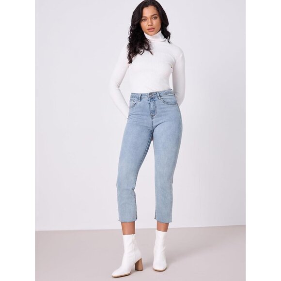 Women's White Chunky Block Heel Square Toe Side Zipper Short Booties - Picture 8 of 9